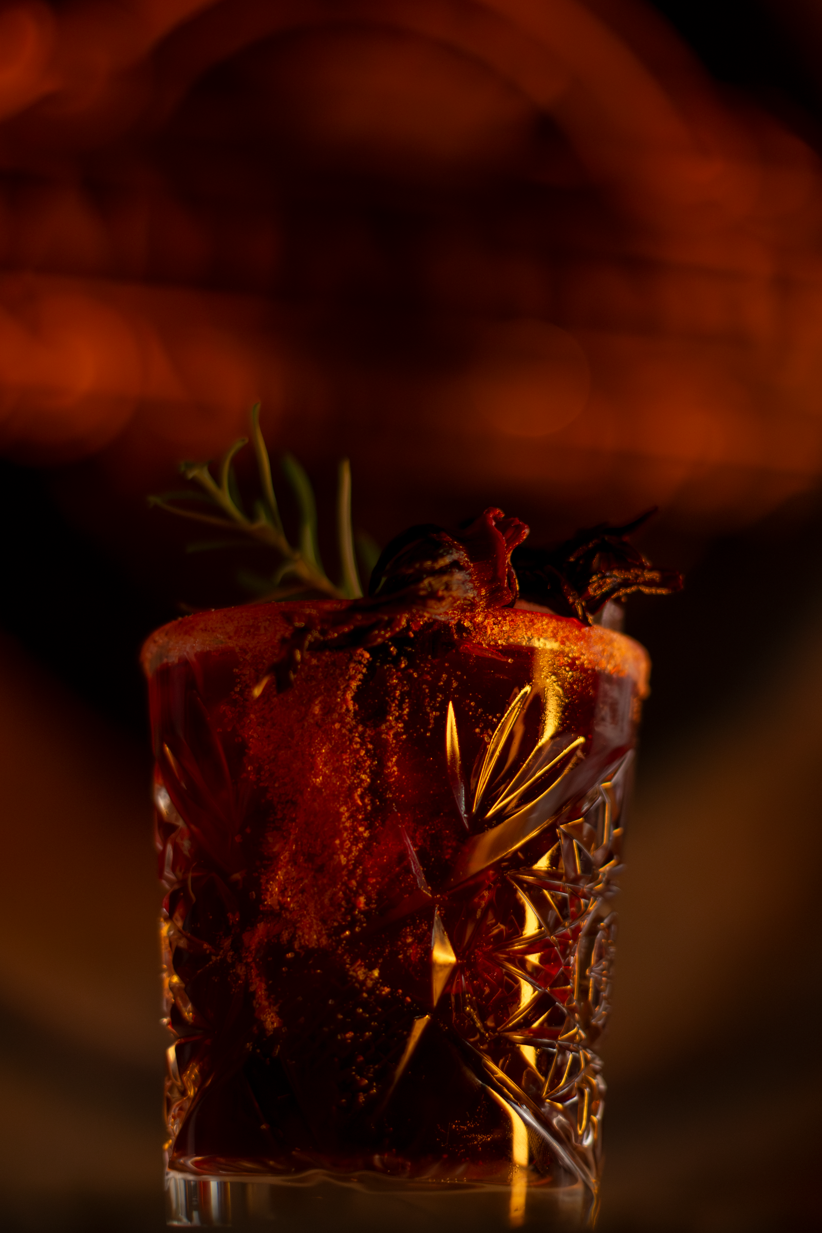 Drink con chile & romero